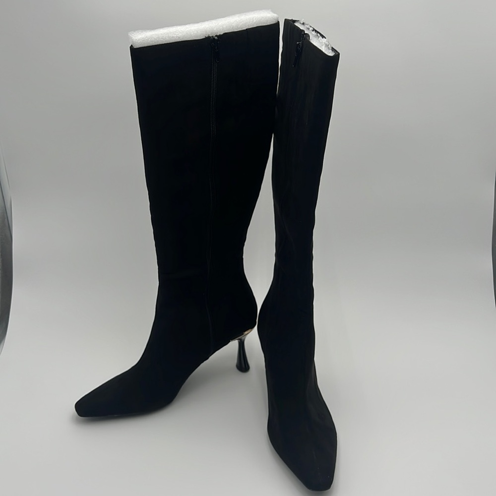 Alfani Womens Cecee Faux Suede Tall Knee-High Boots * - Picture 2 of 6